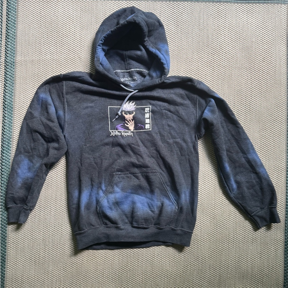 Zumiez Black and Blue Graphic Hoodie